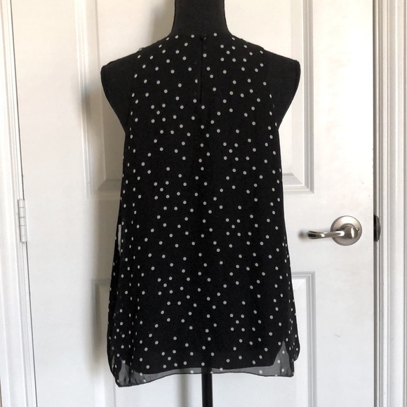 Vince Camuto Polka Dot Sleeveless Top Size Small - Picture 11 of 12